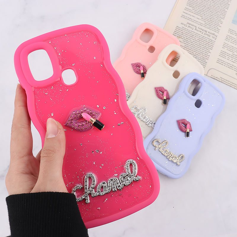 قاب موج دار سامسونگ Galaxy A21s طرح Chanel