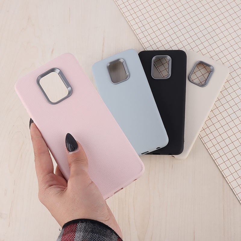 قاب چرمی ژله ای Leather شیائومی Redmi Note 9s / Note 9 Pro / Note 10 Lite
