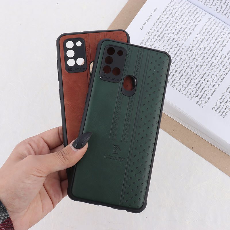 قاب چرمی Canary سامسونگ Galaxy A21s محافظ لنزدار
