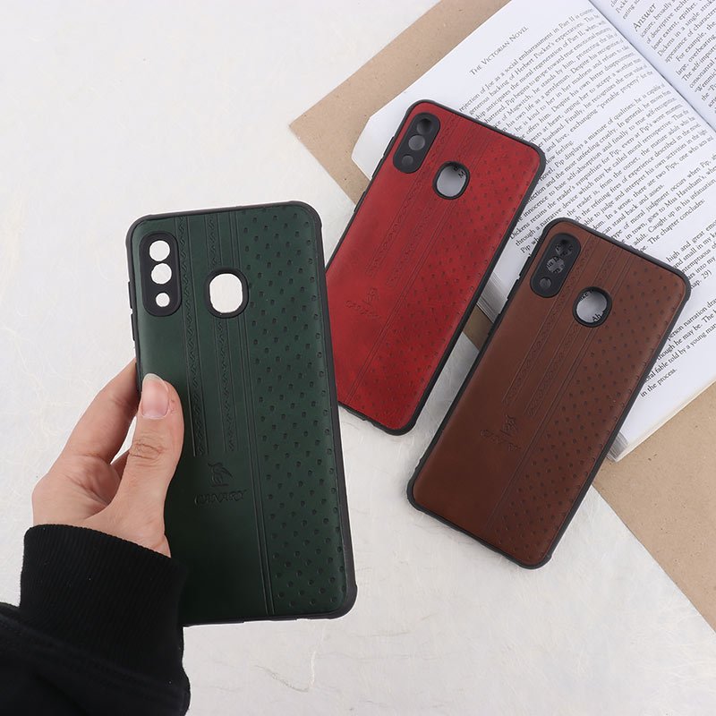 قاب چرمی Canary سامسونگ Galaxy A20 / A30 محافظ لنزدار