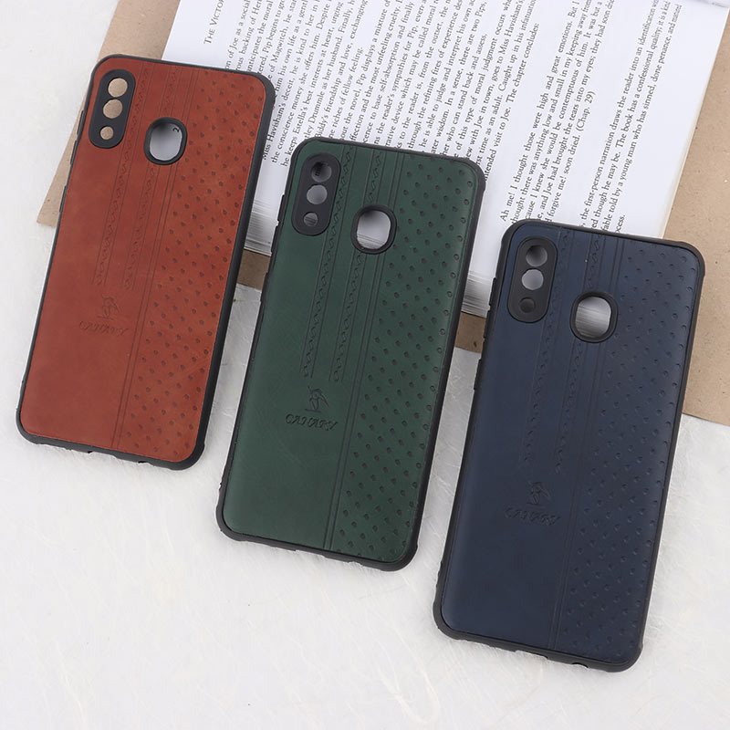 قاب چرمی Canary سامسونگ Galaxy A20 / A30 محافظ لنزدار