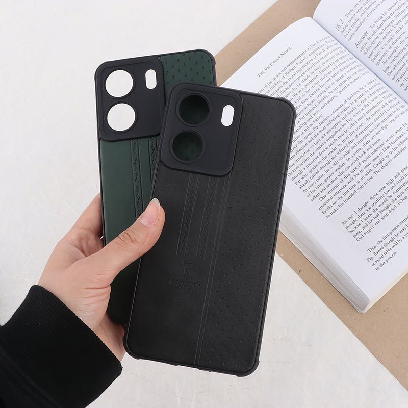 قاب چرمی Canary شیائومی Redmi 13C / Poco C65 محافظ لنزدار