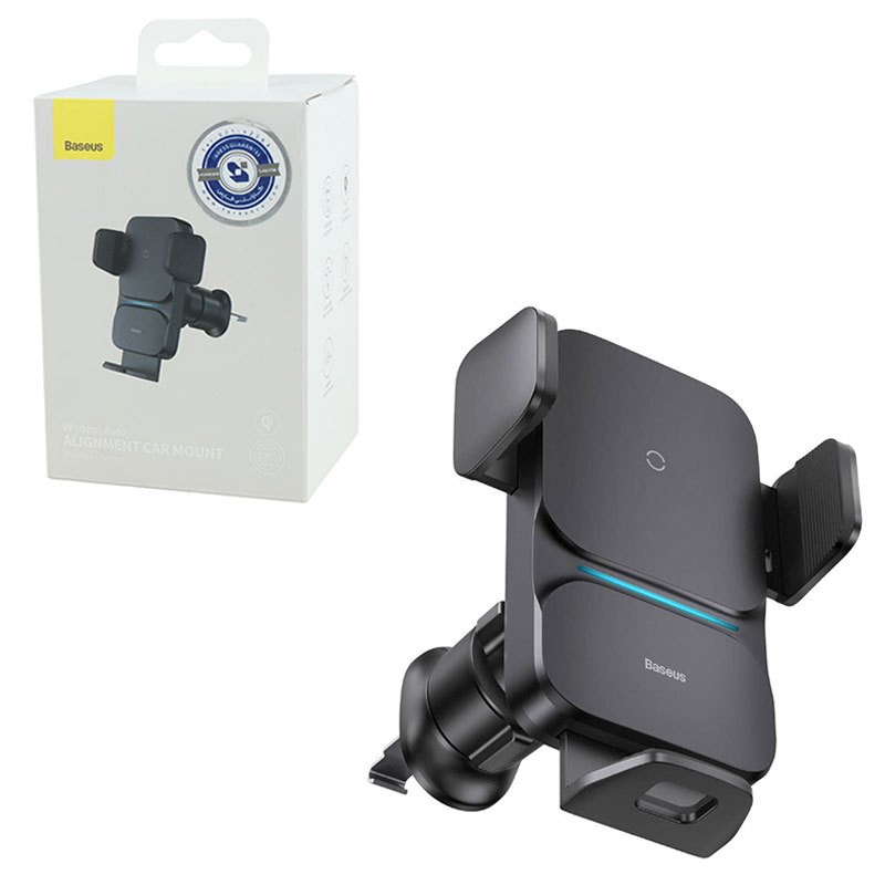 هولدر و شارژر وایرلس Baseus Wisdom Auto CGZX00000 15W