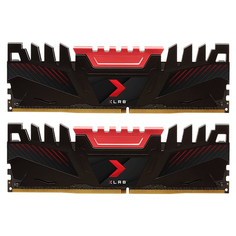 رم کامپیوتر PNY XLR8 Black DDR4 16GB 3200MHz CL16 Dual