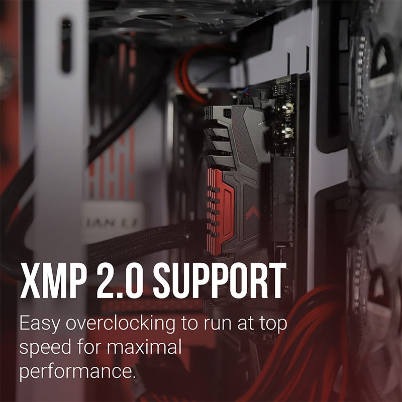 رم کامپیوتر PNY XLR8 Black DDR4 16GB 3200MHz CL16 Dual