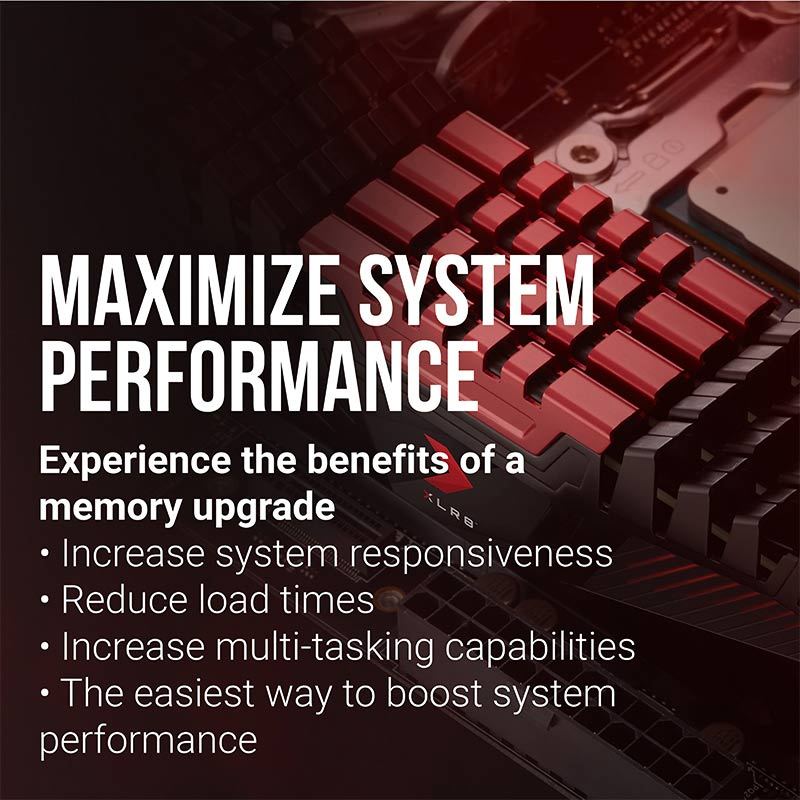 رم کامپیوتر PNY XLR8 Black DDR4 16GB 3200MHz CL16 Dual