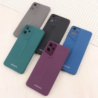 قاب ژله ای پورش دیزاین سامسونگ Galaxy A06 لوگو دار محافظ لنزدار