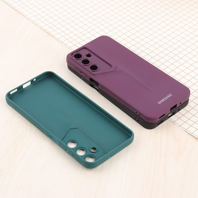 قاب ژله ای پورش دیزاین سامسونگ Galaxy A16 4G / A16 5G لوگو دار محافظ لنزدار