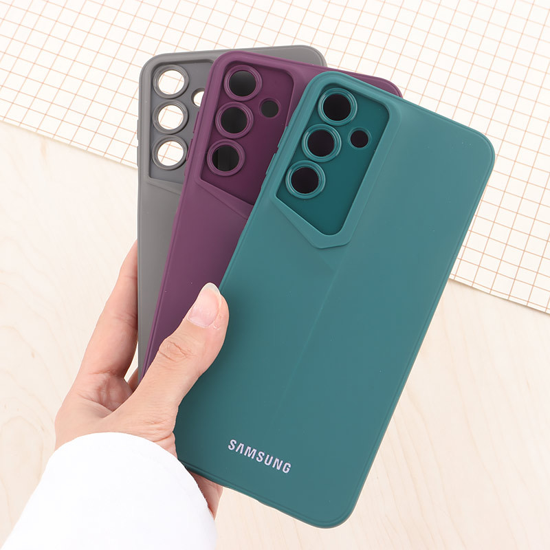 قاب ژله ای پورش دیزاین سامسونگ Galaxy A16 4G / A16 5G لوگو دار محافظ لنزدار