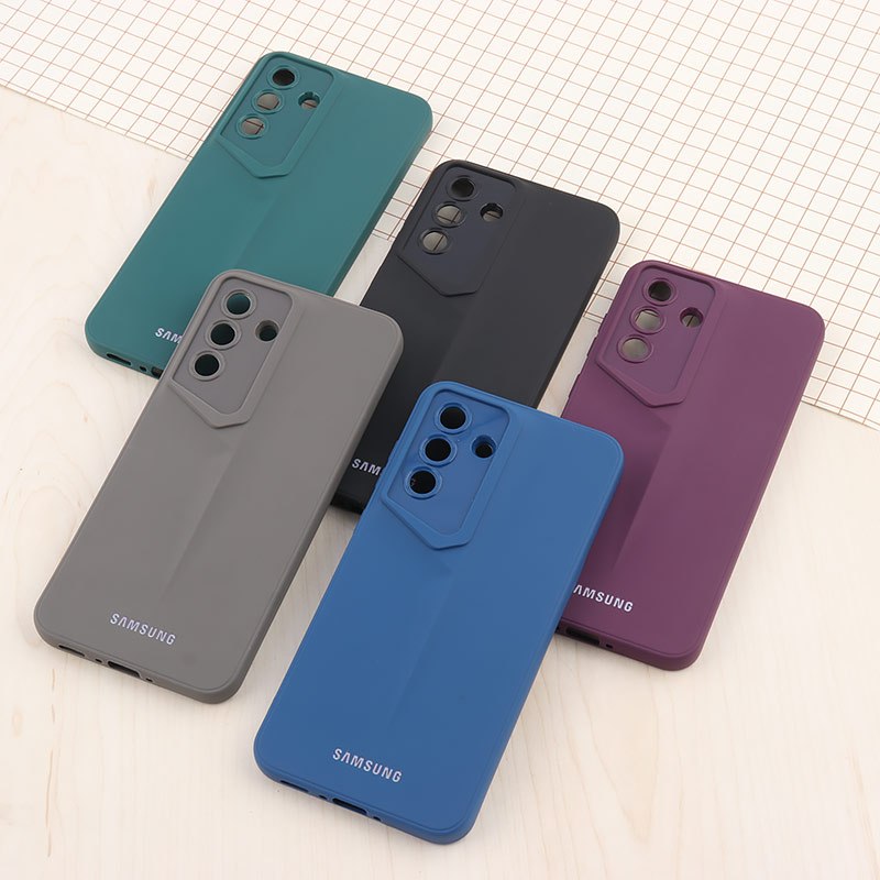 قاب ژله ای پورش دیزاین سامسونگ Galaxy A56 لوگو دار محافظ لنزدار