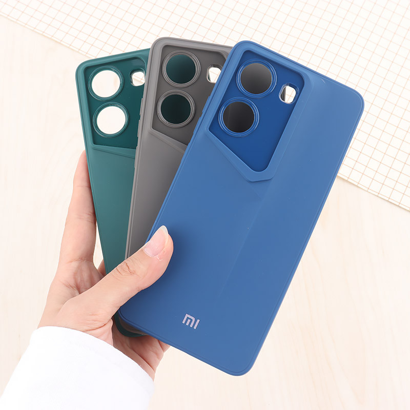 قاب ژله ای پورش دیزاین شیائومی Poco X7 Pro لوگو دار محافظ لنزدار