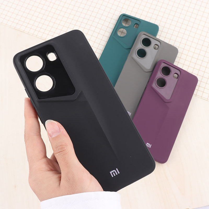 قاب ژله ای پورش دیزاین شیائومی Poco X7 Pro لوگو دار محافظ لنزدار