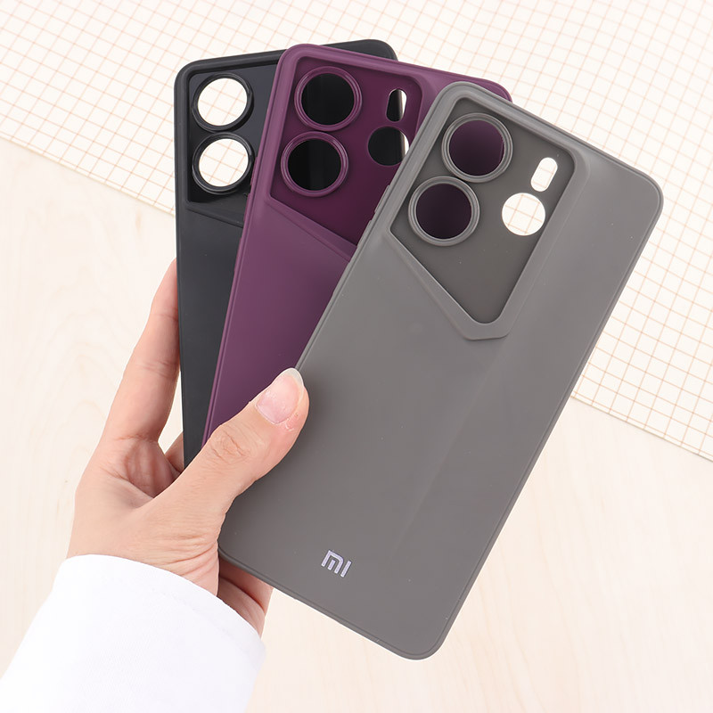 قاب ژله ای پورش دیزاین شیائومی Redmi Note 14 لوگو دار محافظ لنزدار