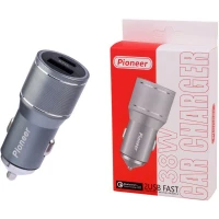 شارژر فندکی فست شارژ Pioneer YSC-88 QC3.0 PD 3A 18W