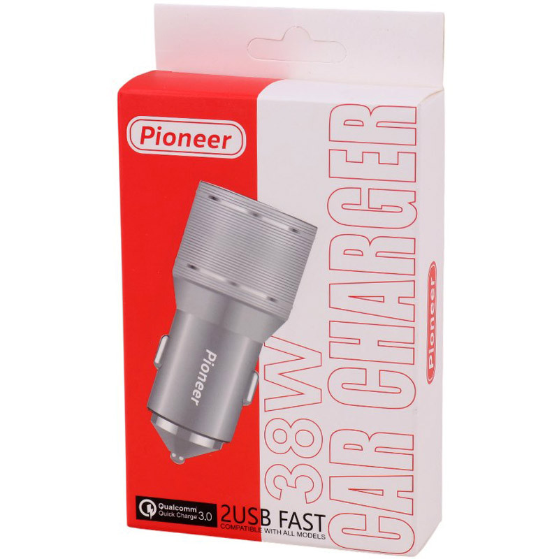 شارژر فندکی فست شارژ Pioneer YSC-88 QC3.0 PD 3A 18W