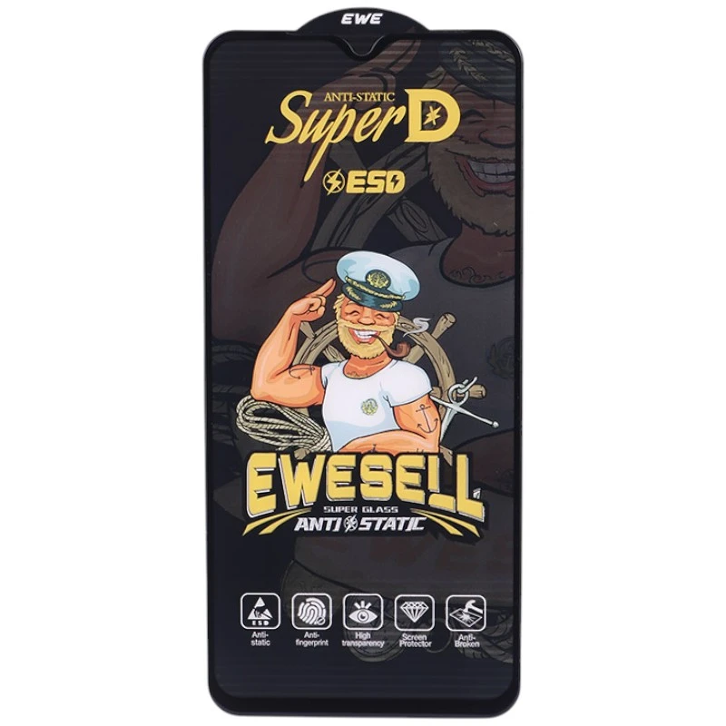 گلس Super D آنتی استاتیک Ewesell شیائومی Redmi 9 / 9 Prime
