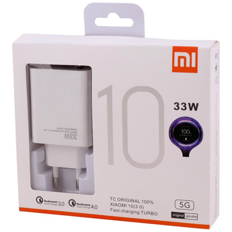 شارژر دیواری 33 وات شیائومی Note 10 MDY-11-EZ QC3.0 PD 3A + کابل تایپ سی