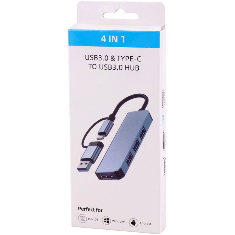 هاب 4 پورت Type-C /USB3.0 کد 2