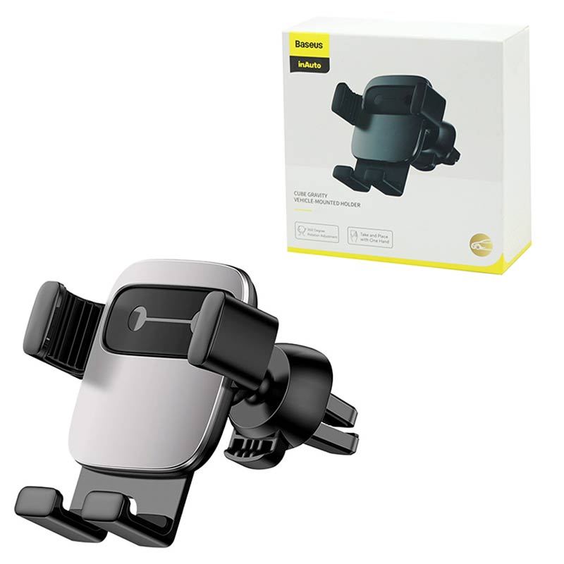 هولدر دریچه ای گیره ای Baseus Cube Gravity Vehicle-Mounted SUYL-FK