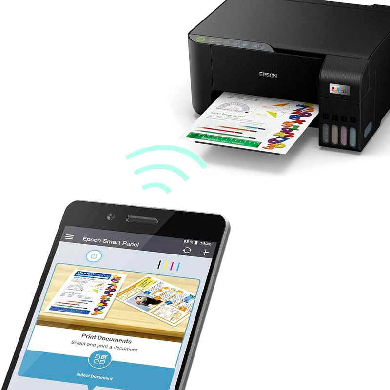 پرینتر رنگی چند کاره جوهر افشان Epson EcoTank L3252