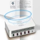 شارژر و تستر WLX 818PF 6Port QC3.0 PD 50W Type-C/USB