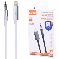 کابل تبدیل Lightning به AUX الدینیو LS-Y81i طول 1 متر