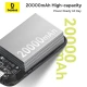 پاور بانک فست شارژ باسئوس QPow2 P1005500 QC3.0 PD 30W ظرفیت 20000 میلی آمپر ساعت