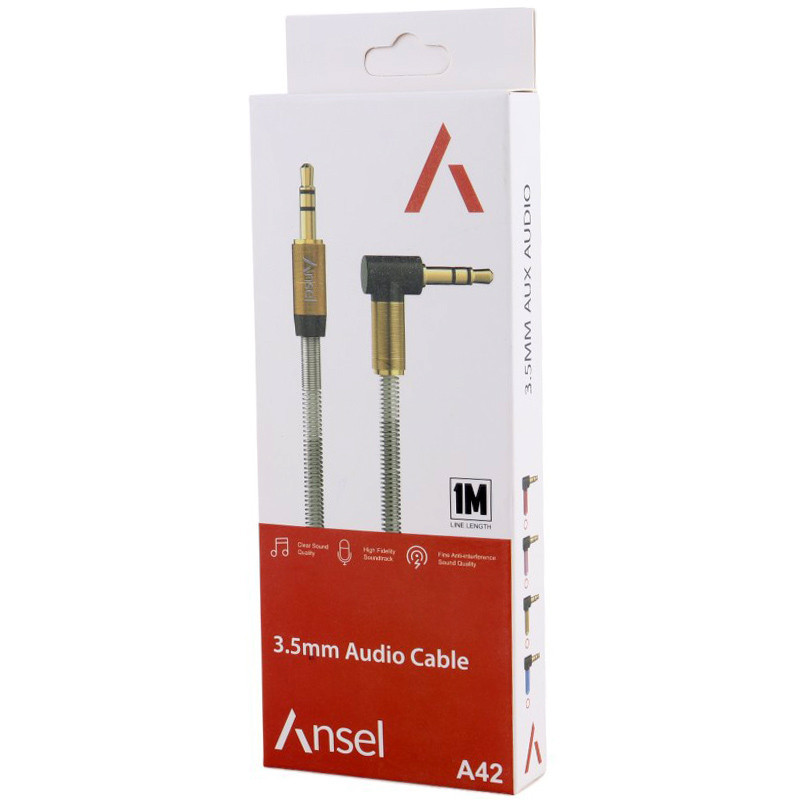 کابل AUX انسل A42 یکسر L طول 1 متر