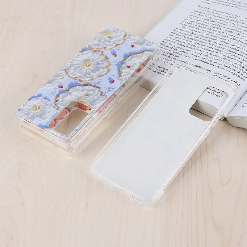 قاب هولوگرامی سامسونگ Galaxy A52 / A52s طرح گل آبرنگی