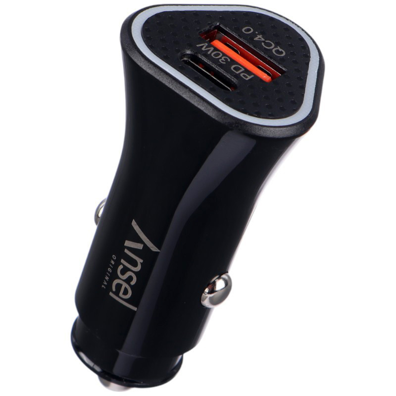 شارژر فندکی فست شارژ Ansel A-18 QC3.0 PD 3A 30W