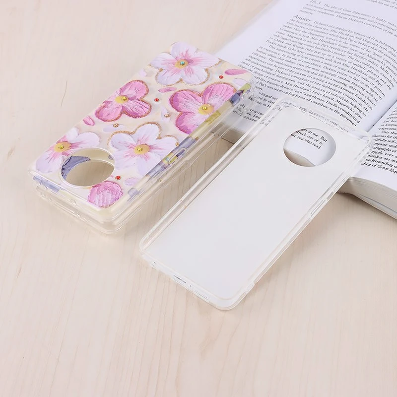 قاب هولوگرامی شیائومی Poco X3 / X3 NFC / X3 Pro طرح گل آبرنگی