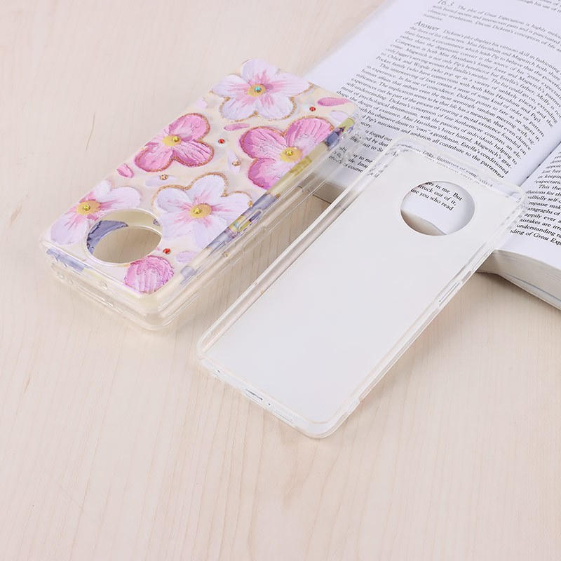 قاب هولوگرامی شیائومی Poco X3 / X3 NFC / X3 Pro طرح گل آبرنگی