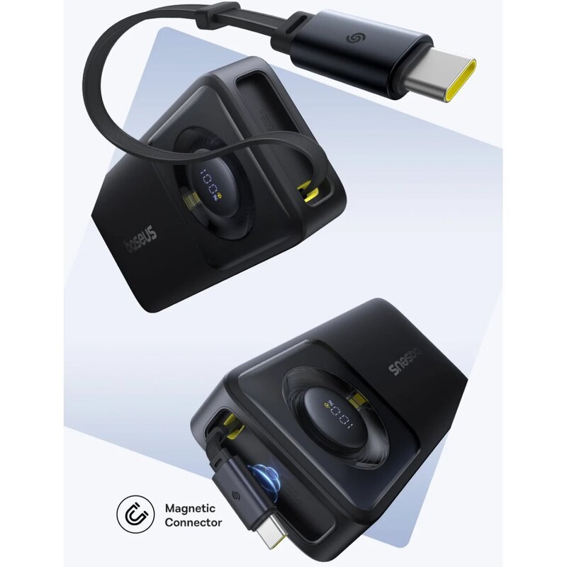 پاور بانک فست شارژ باسئوس Baseus Free2pull P10073700123 PD 65W ظرفیت 20000 میلی آمپر ساعت