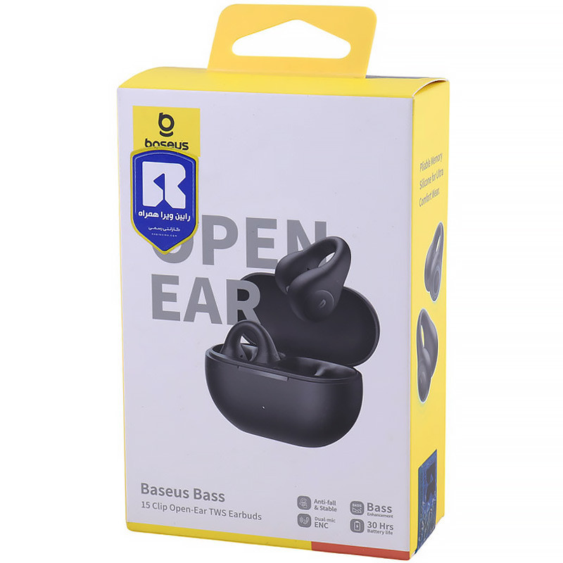 هندزفری بلوتوثی باسئوس Baseus Bass 15clip open A00079500113