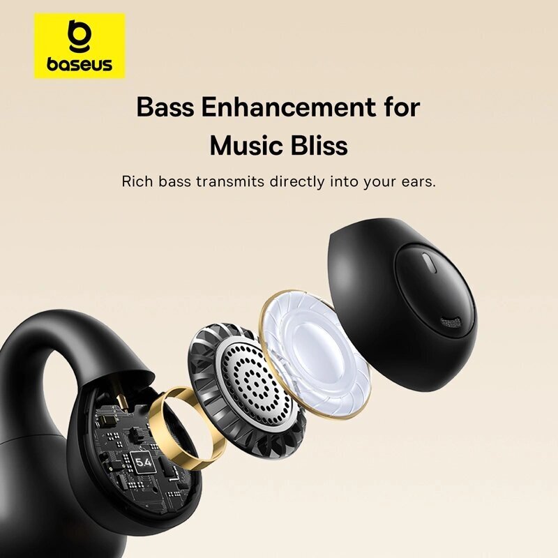 هندزفری بلوتوثی باسئوس Baseus Bass 15clip open A00079500113