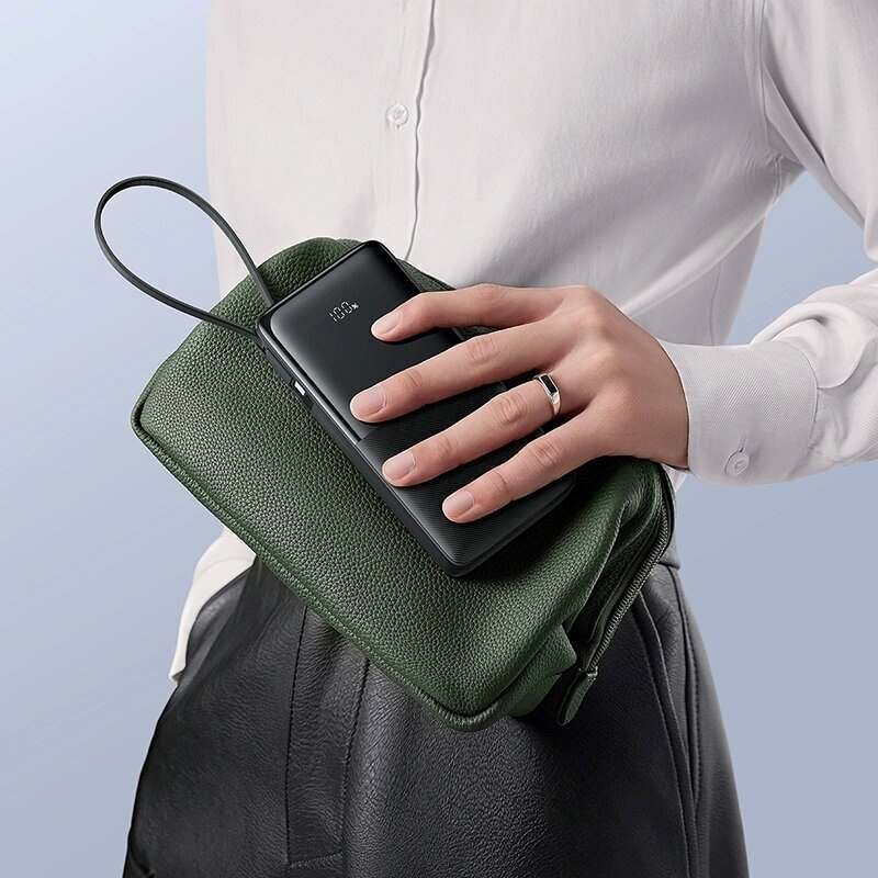 پاور بانک فست شارژ باسئوس Baseus Bipow 2 &nbsp;P10077101113 PD 20W ظرفیت 10000 میلی آمپر ساعت