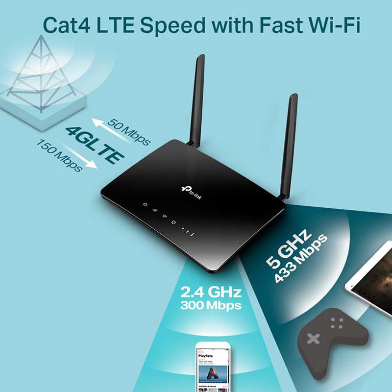 مودم روتر سیمکارتی 4G LTE تی پی لینک Archer MR202