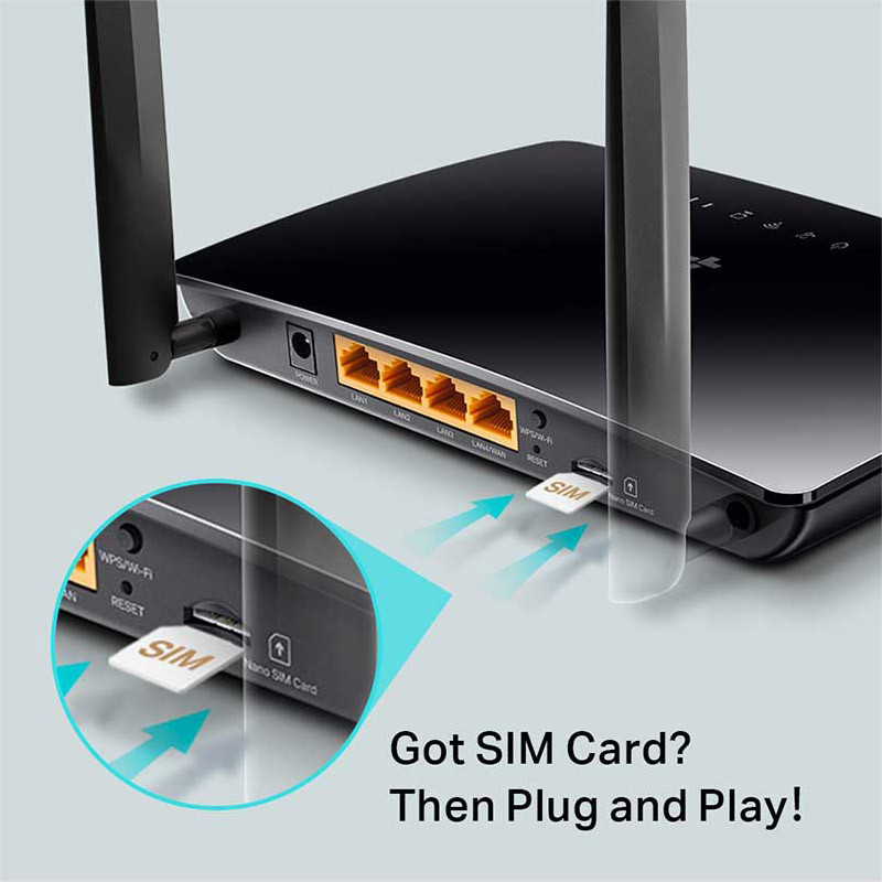 مودم روتر سیمکارتی 4G LTE تی پی لینک Archer MR202