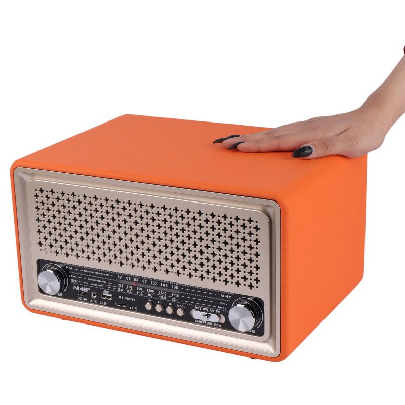 رادیو اسپیکر بلوتوثی رم و فلش خور NNS NS-6690BT