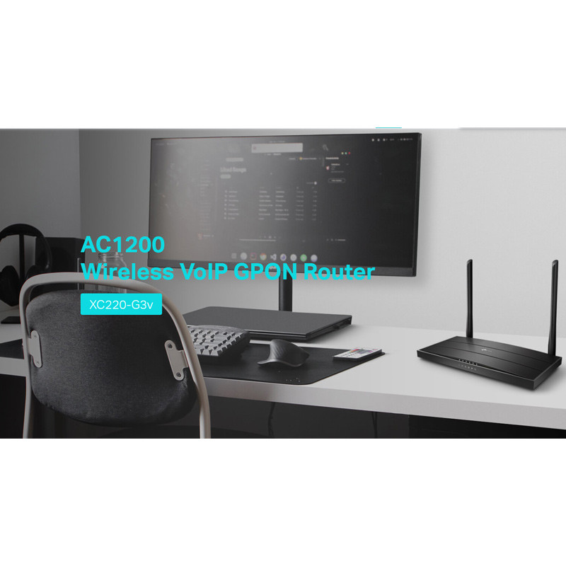 مودم روتر فیبر نوری تی پی لینک XC220-G3v