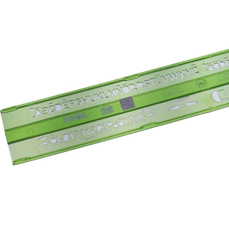 شابلون حروف و اعداد لاتین FABL 0.6mm