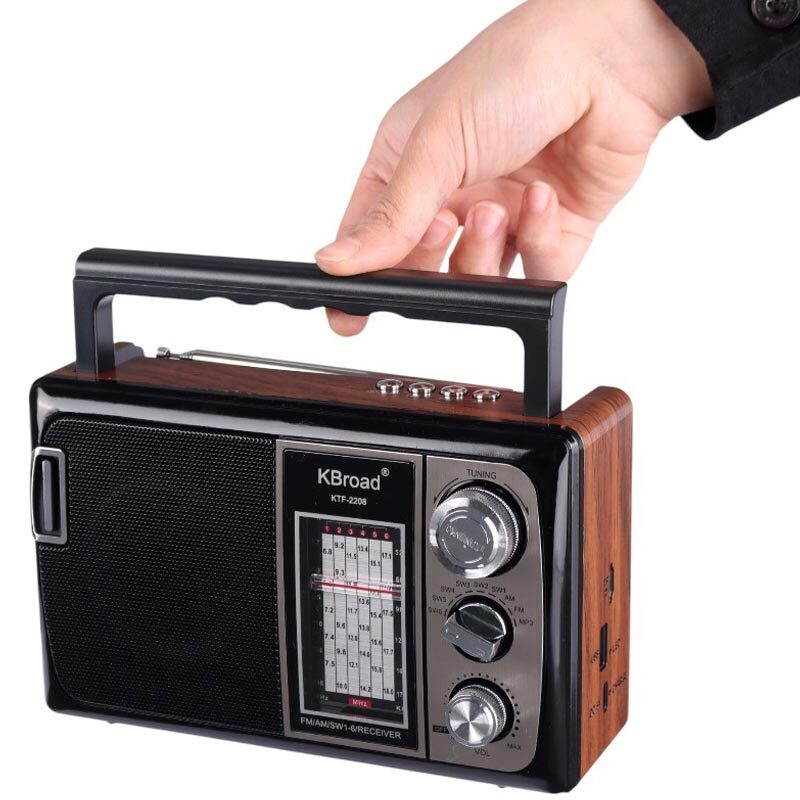 رادیو اسپیکر بلوتوثی رم و فلش خور خورشیدی KBroad KTF-2208