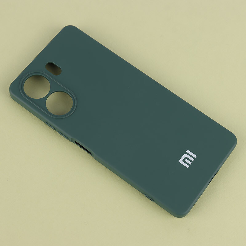 قاب سیلیکونی Highcopy زیربسته شیائومی Redmi 13C / Poco C65 محافظ لنزدار