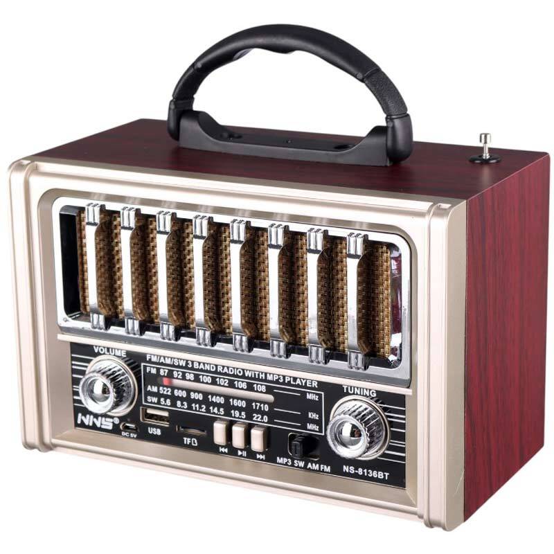 رادیو اسپیکر بلوتوثی رم و فلش خور NNS NS-8136BT