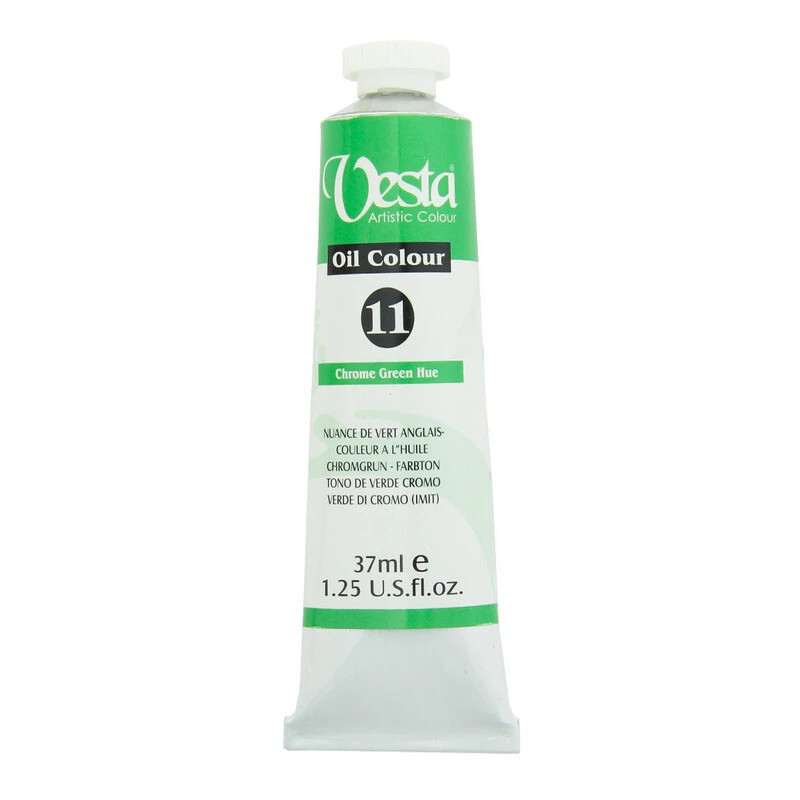 رنگ روغن وستا Chrome Green Hue 11 حجم 37 میلی لیتر