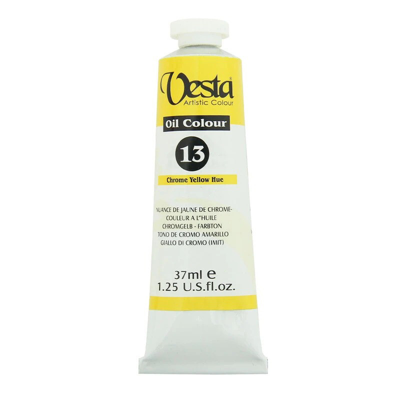 رنگ روغن وستا Chrome Yellow Hue 13 حجم 37 میلی لیتر