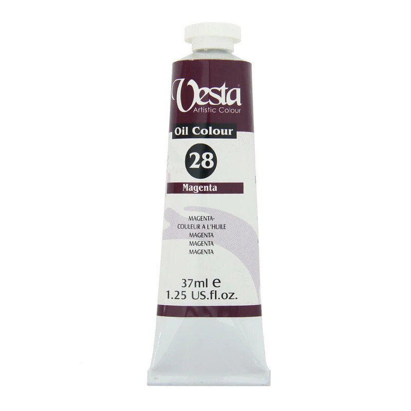 رنگ روغن وستا Magenta 28 حجم 37 میلی لیتر