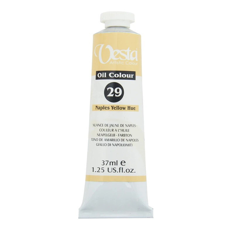 رنگ روغن وستا Naples Yellow Hue 29 حجم 37 میلی لیتر