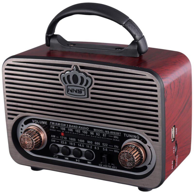 رادیو اسپیکر بلوتوثی رم و فلش خور NNS NS-8092BT