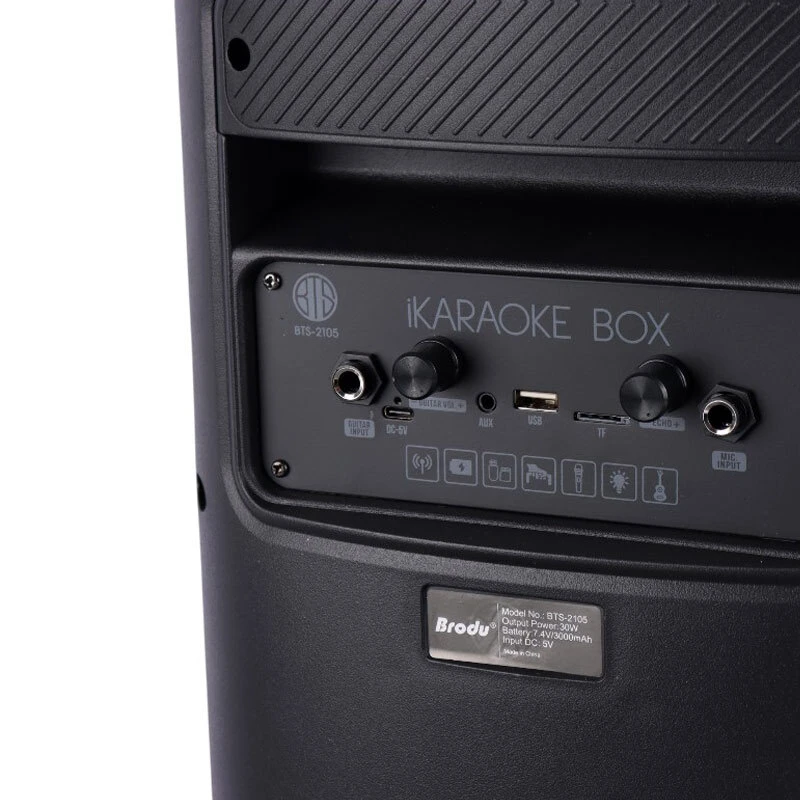 اسپیکر بلوتوثی برودو BTS-2105 + میکروفون